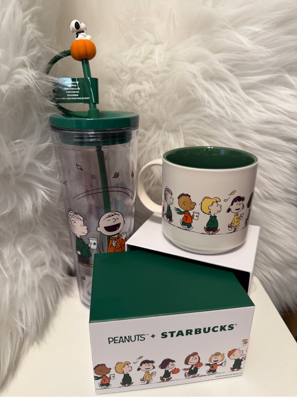 Starbucks X Peanuts Cold Cup and Mug Set